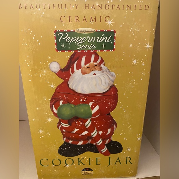 Santa Figurine Cookie Jar by Certified International - Susan Winget - Picture 1 of 4